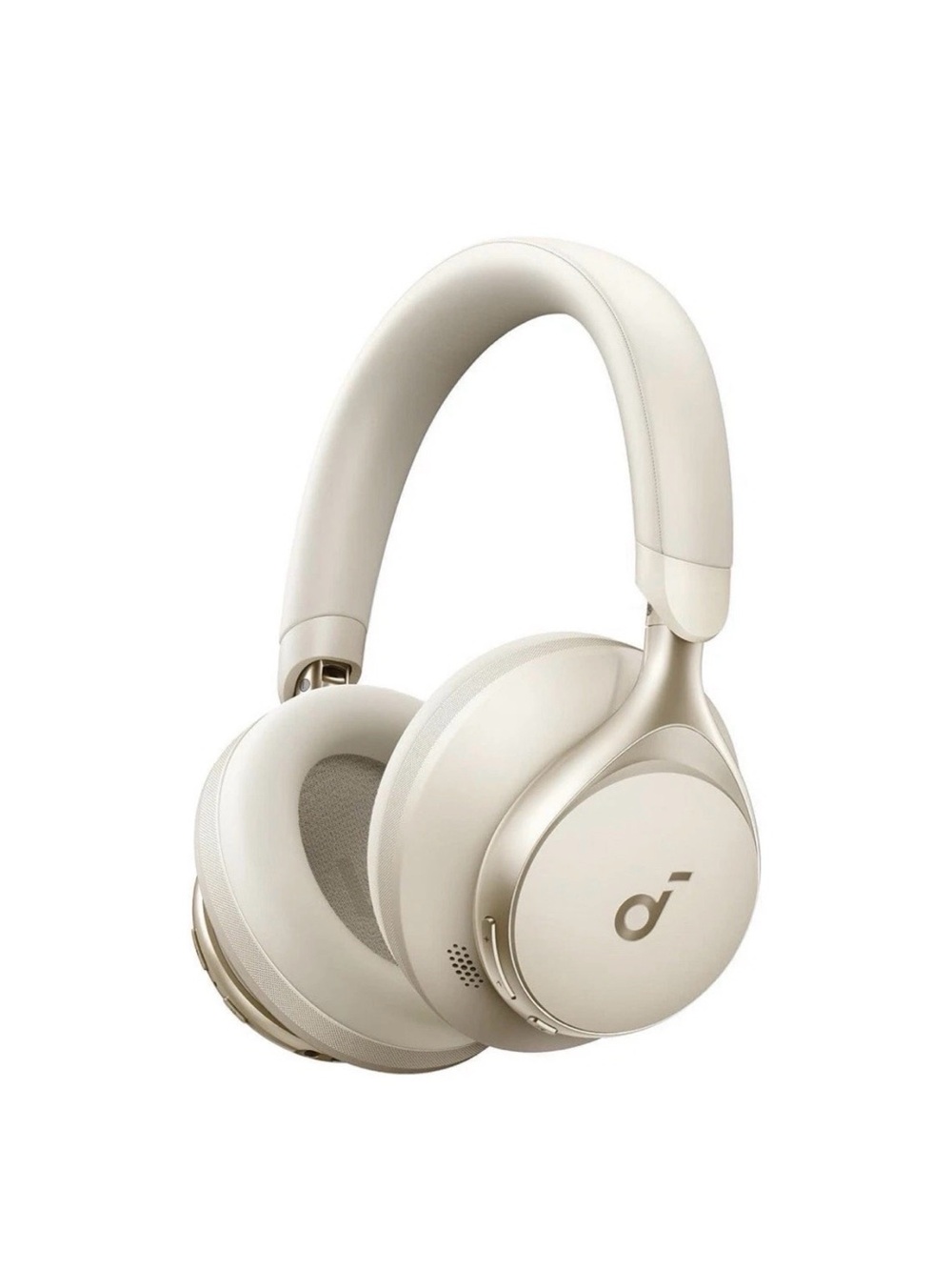 Soundcore Active Noise Cancelling Over-Ear Headphones - Ivory-New